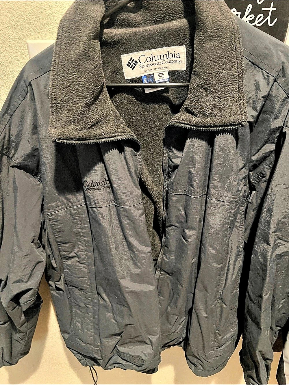 Columbia Men's Interchange Fleece Lined Jacket Black Size Large